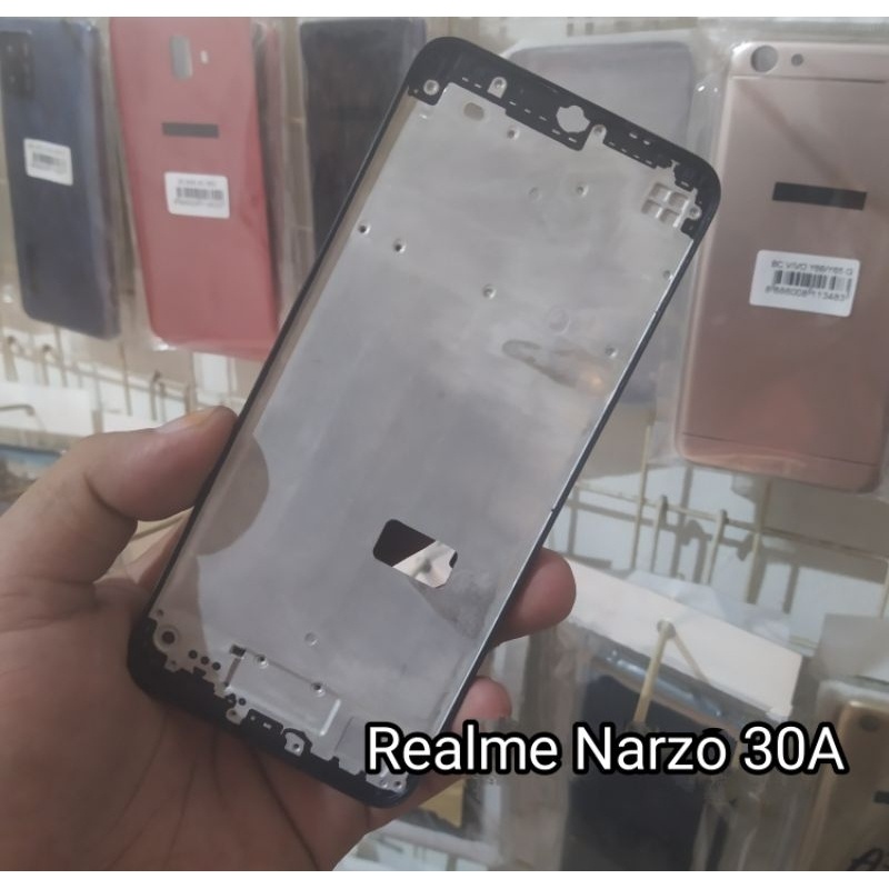 Midle Frame Tulang lcd Realme Narzo 30A Tulang tengah tatakan mesin