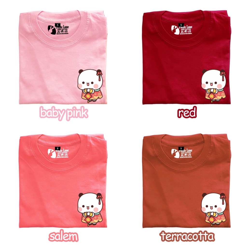 Kaos Anak (K-CNY1) Imlek Promo Sale Lengan Pendek Import Export Set Setelan Baju Atasan Sandal Tas C