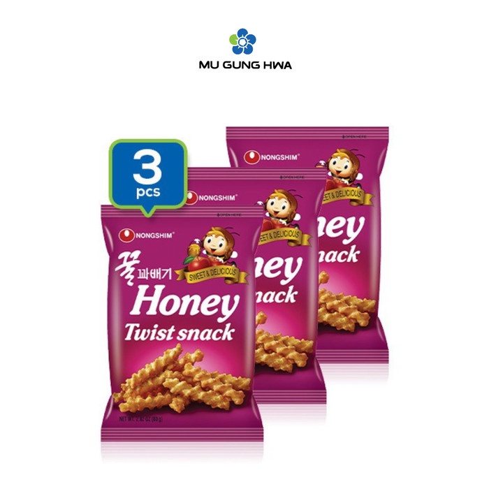 

[SUKSES] MURAH Nongshim Honey Twist Snack 225gr (75gr x 3)*