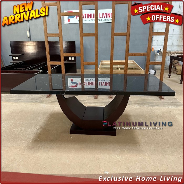 Meja Makan Marmer Meja Makan Jati Top Table Marmer Import Furniture Jepara