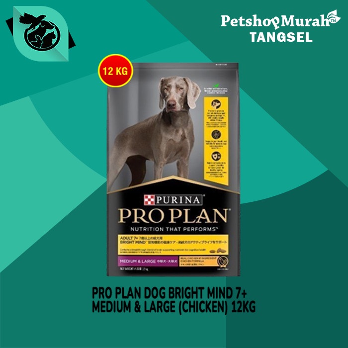 Pro Plan Dog Bright Mind Medium Large 7+ Senior 12 Kg