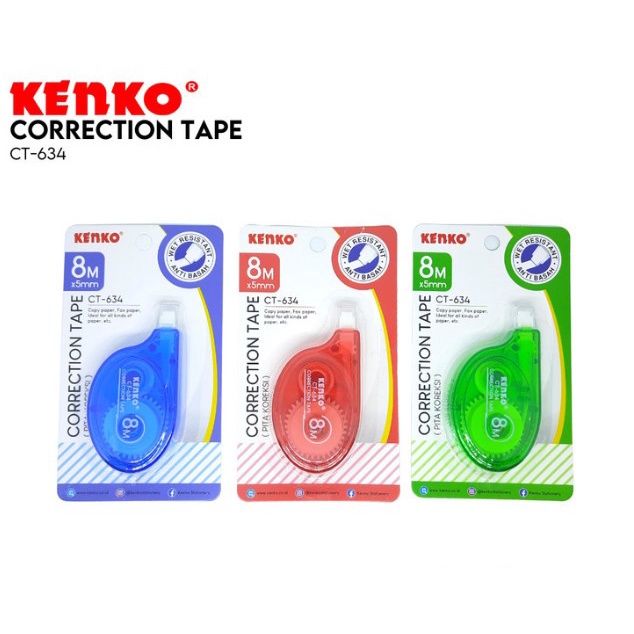 

Correction Tape KENKO CT-634 (8M x 5mm)