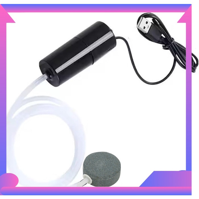 Pompa Aerator USB Mini Air Pump Portable Oksigen Udara