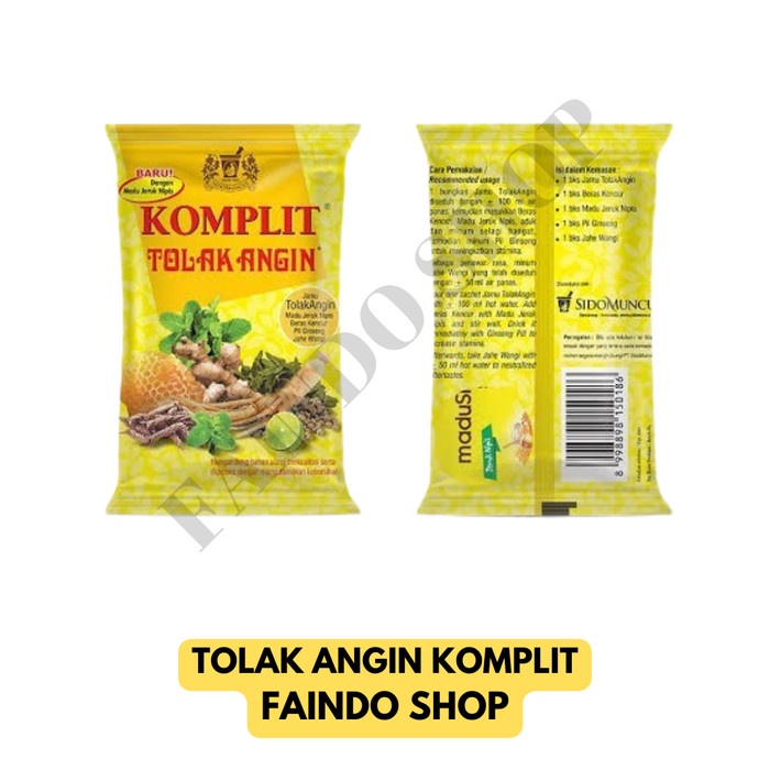 

Jamu Tolak Angin Komplit Sido Muncul Eceran