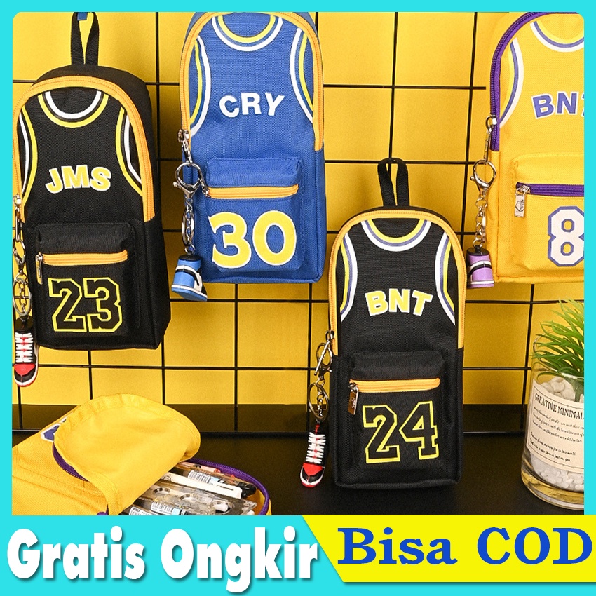 

Tempat pensil / Kotak pensil / kotak pensil kanvas kualitas bagus / kotak pensil UNISEX cewek dan cowok bisa pakai / kotak pensil basket ball
