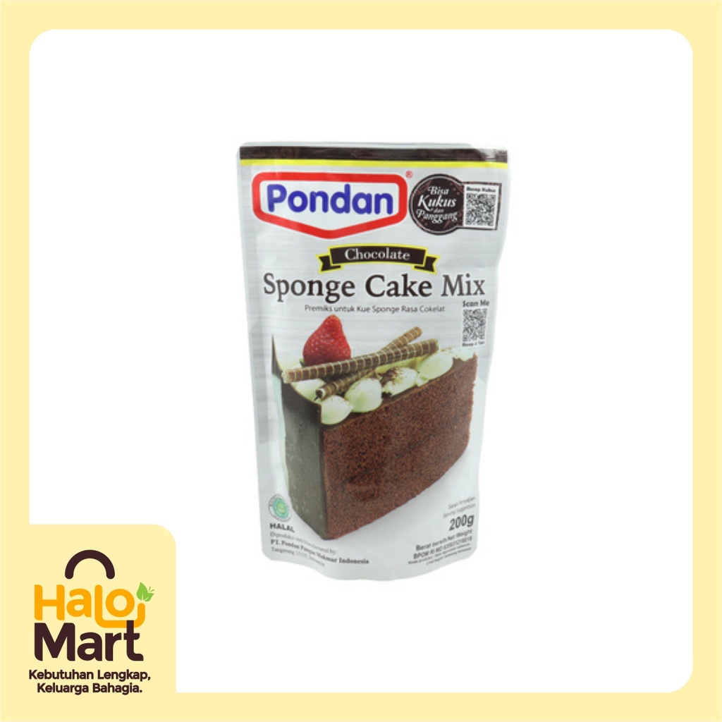 

PONDAN SPONGE CAKE SPESIAL CHOCOLATE 200GR