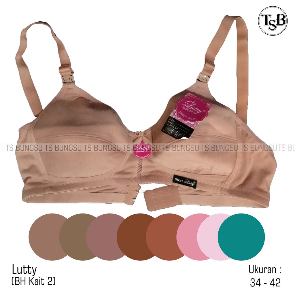 BH Lutty Sport Tanpa Busa Kait 2 dan Kait 3 1 Pcs Sport Bra Lutty BRA Lutty Sport