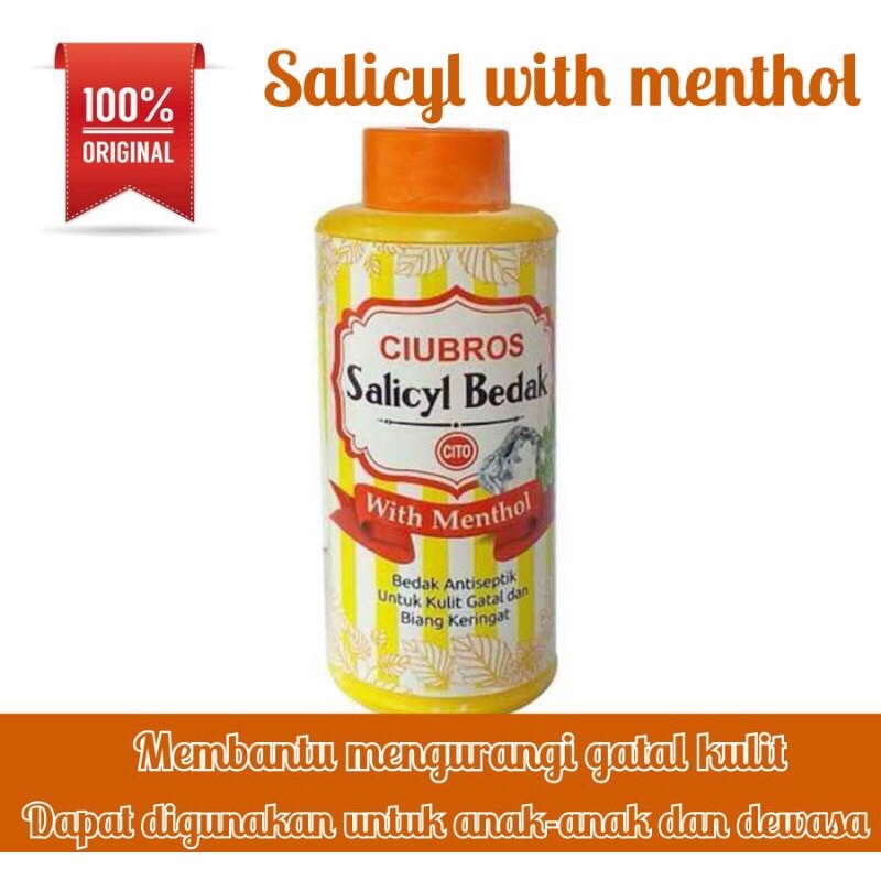 Bedak Salicyl Ciubros Cito  50g / Bedak Gatal Salicyl Cito / IM