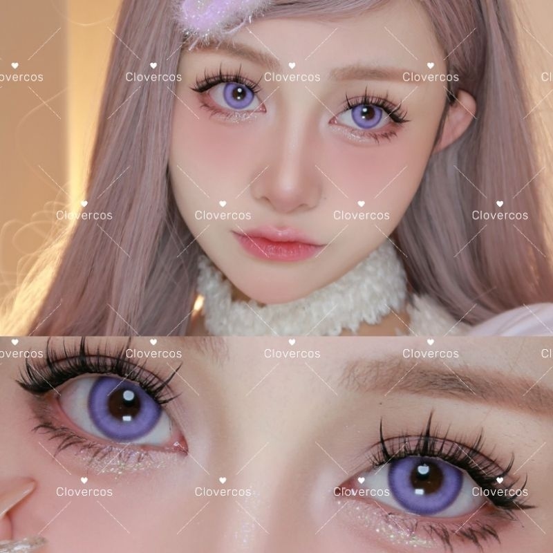 [Ready] Softlens Cosplay Milkshake Purple Bisa Minus