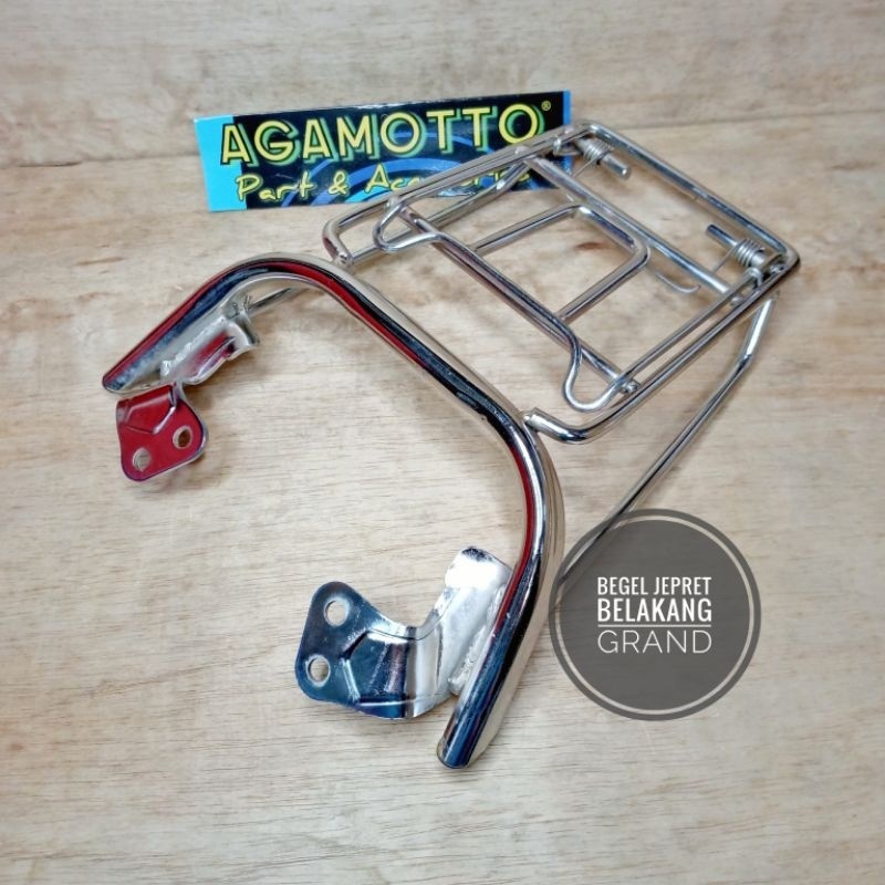 BEGEL JEPRET BELAKANG HONDA GRAND BULUS BAGASI RAK JEPIT BELAKANG GRAND BULUS