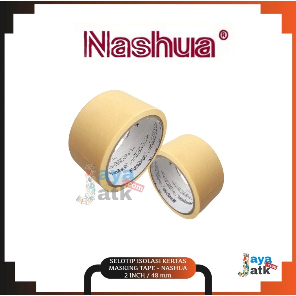 

Selotip Isolasi Kertas Masking Tape 2 Inch - Nashua