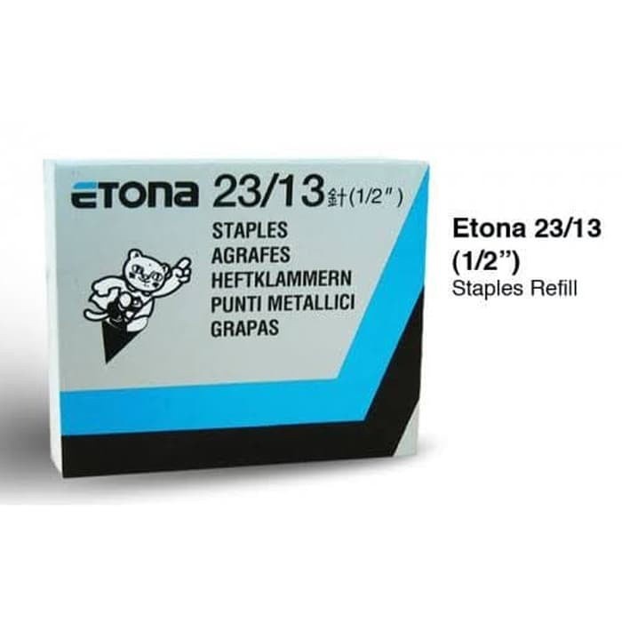 

Isi Staples / Refill Stapler Hekter - Etona 23/13 (1/2")