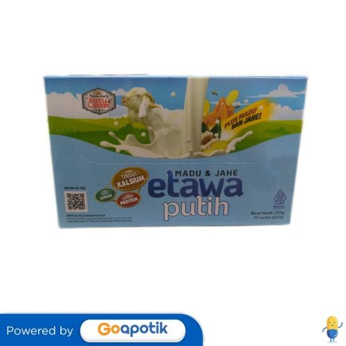

Ratu Lebah Susu Etawa Madu Dan Jahe 25 Gram Box 10 Sachet (250 Gram)