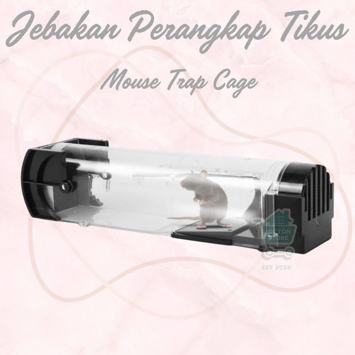 BIGTON Jebakan Perangkap Tikus Mouse Trap Cage - HU1999 Dengan Desain Kandang Transparan Mudah Meman