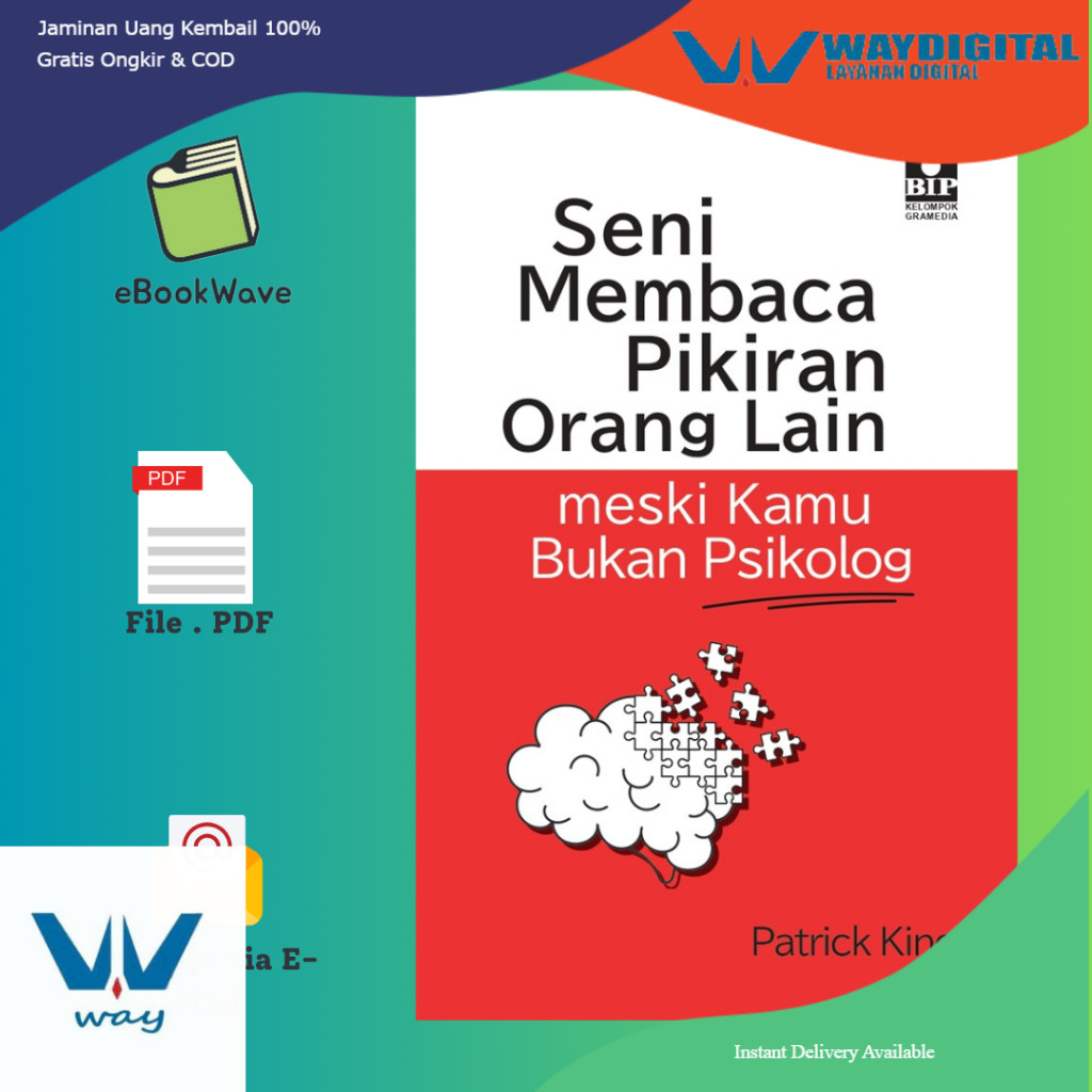 

Seni Membaca Pikiran Orang Lain Meski Kamu Bukan Psikolog By Patrick King Book BEST SELLER (Bahasa Indonesia)