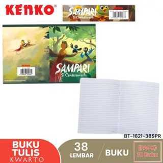 

KENKO SAMPARI BUKU TULIS KWARTO BT-1621-38SPR HARGA PER PACK 10 BUKU (ISI 38 LEMBAR)