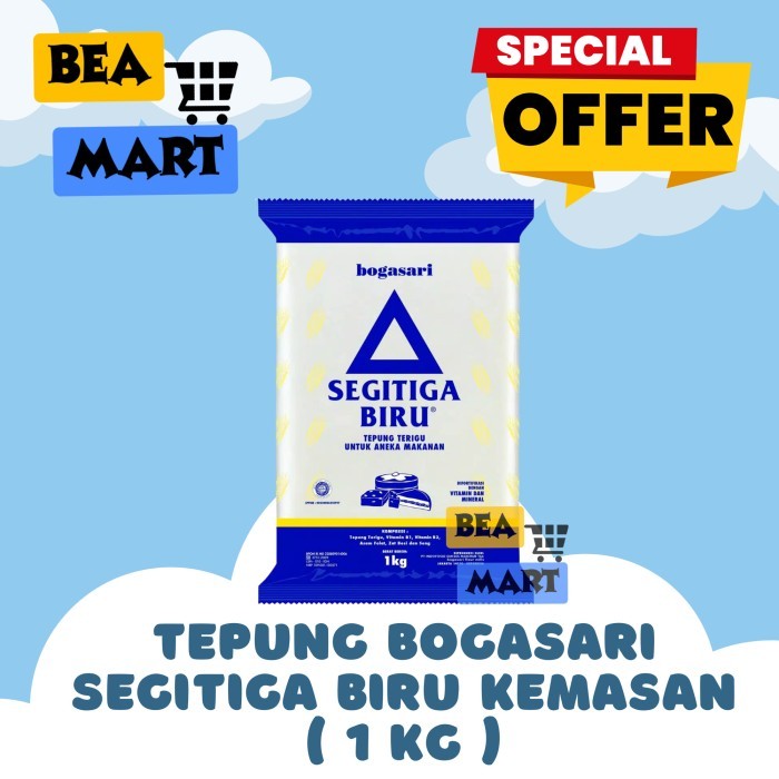 

Tepung Terigu Segitiga Biru Serbaguna 1 kg | Kemasan Eknomis 1 kg