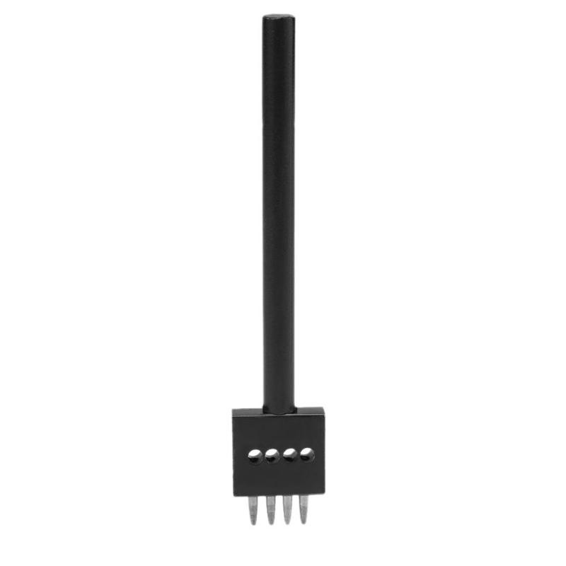 

5mm Pitch 2 4 6 Prong Leather Punching Hole Tool Row Punch Leathercraft Spacing Hole Craft Round Row Hole Punch