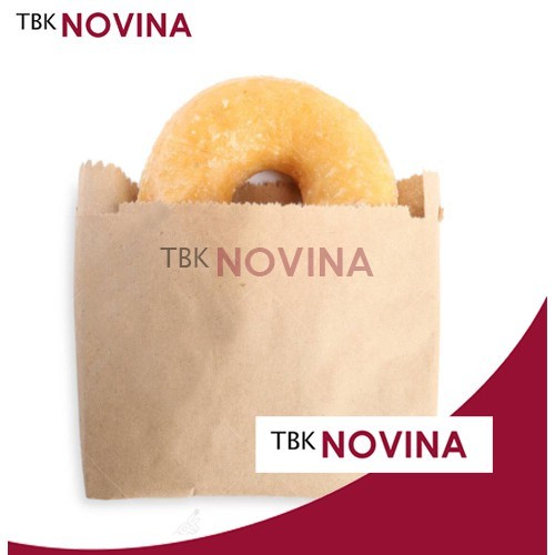 

[100 Pcs] Paper Bag / Kantong Kertas SMALL - Kantong Roti / Donut / Snack / Fried Chicken / Burger