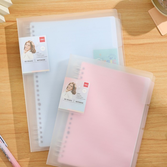 

DELI BINDER NOTE A5 FREE ISI AESTHETIC CN034 AGNES MO EDITION CN034