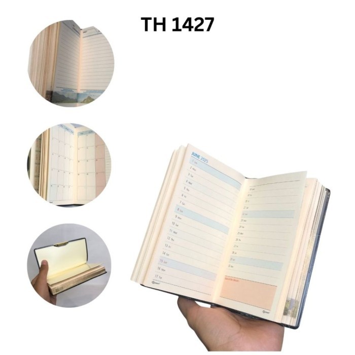 

Buku Agenda TH Mini Pocket New Pocket Diary Tahun 2025 Ukuran A6 TH 1427 – Satuan SHABG