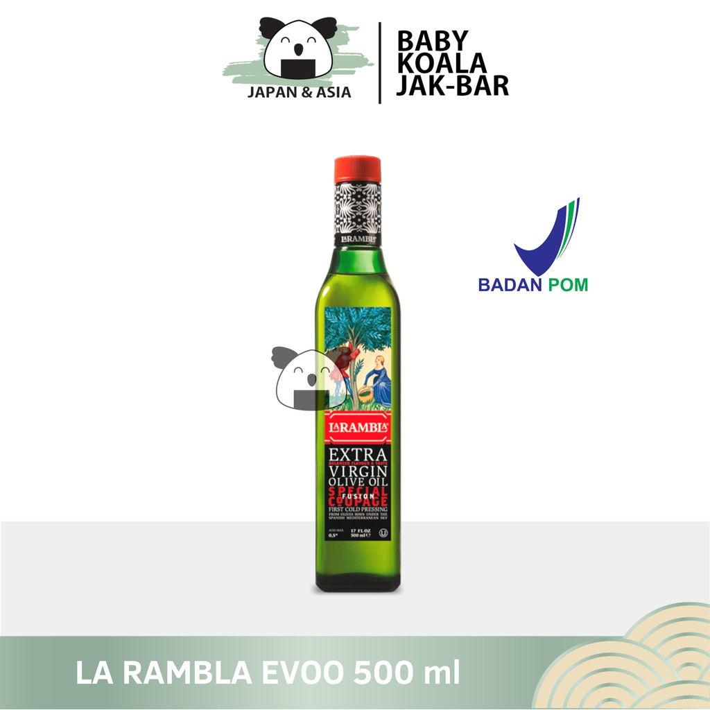 

LA RAMBLA Extra Virgin Olive Oil Minyak Zaitun 500 ml Halal │ EVOO Import Spanyol-BKJ