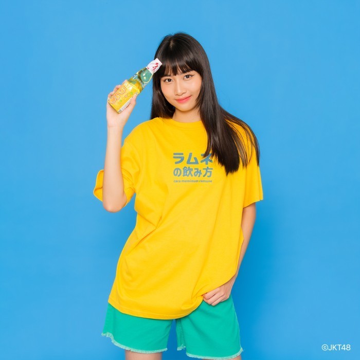 Kaos JKT48 Setlist "Cara Meminum Ramune"  Yellow