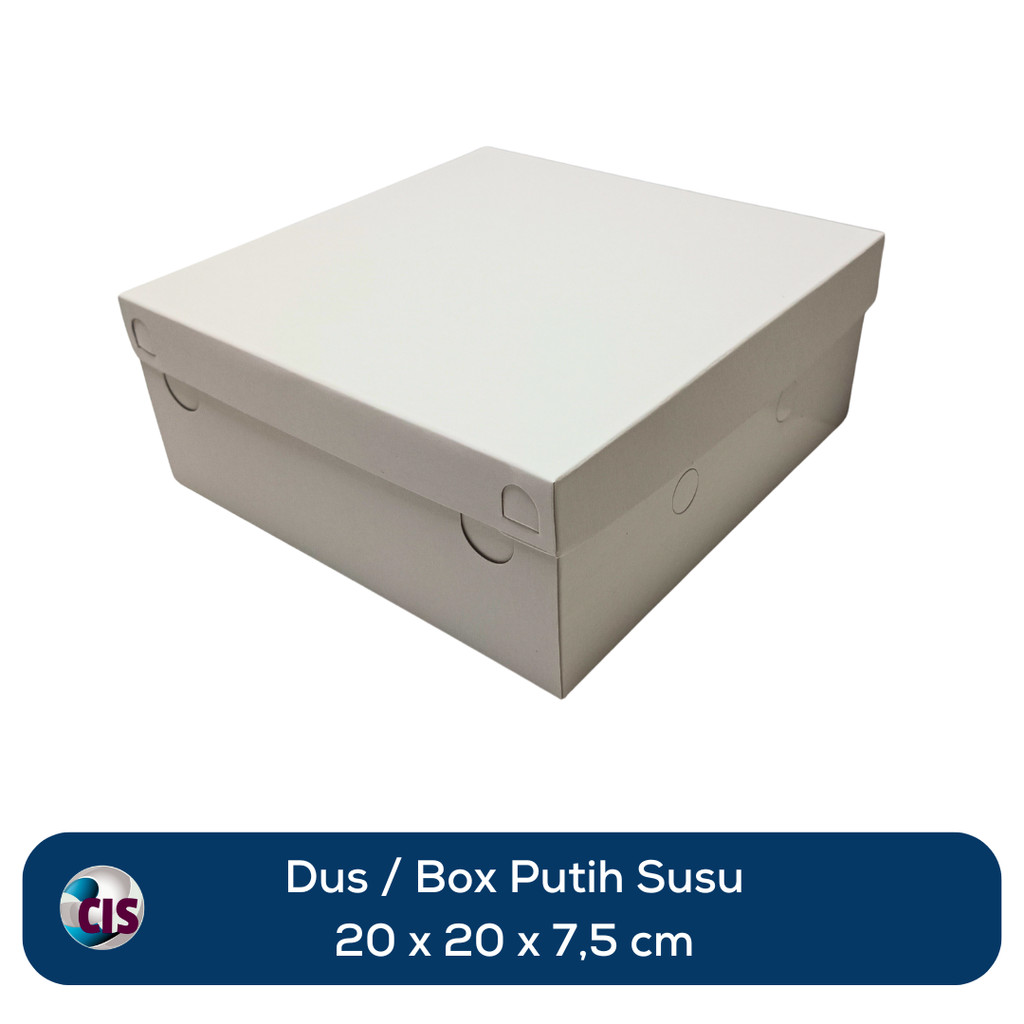 

Box Nasi 18 x 18 cm / Box Polos / Dus Box Kue Karton Putih Susu 18 x 18 cm