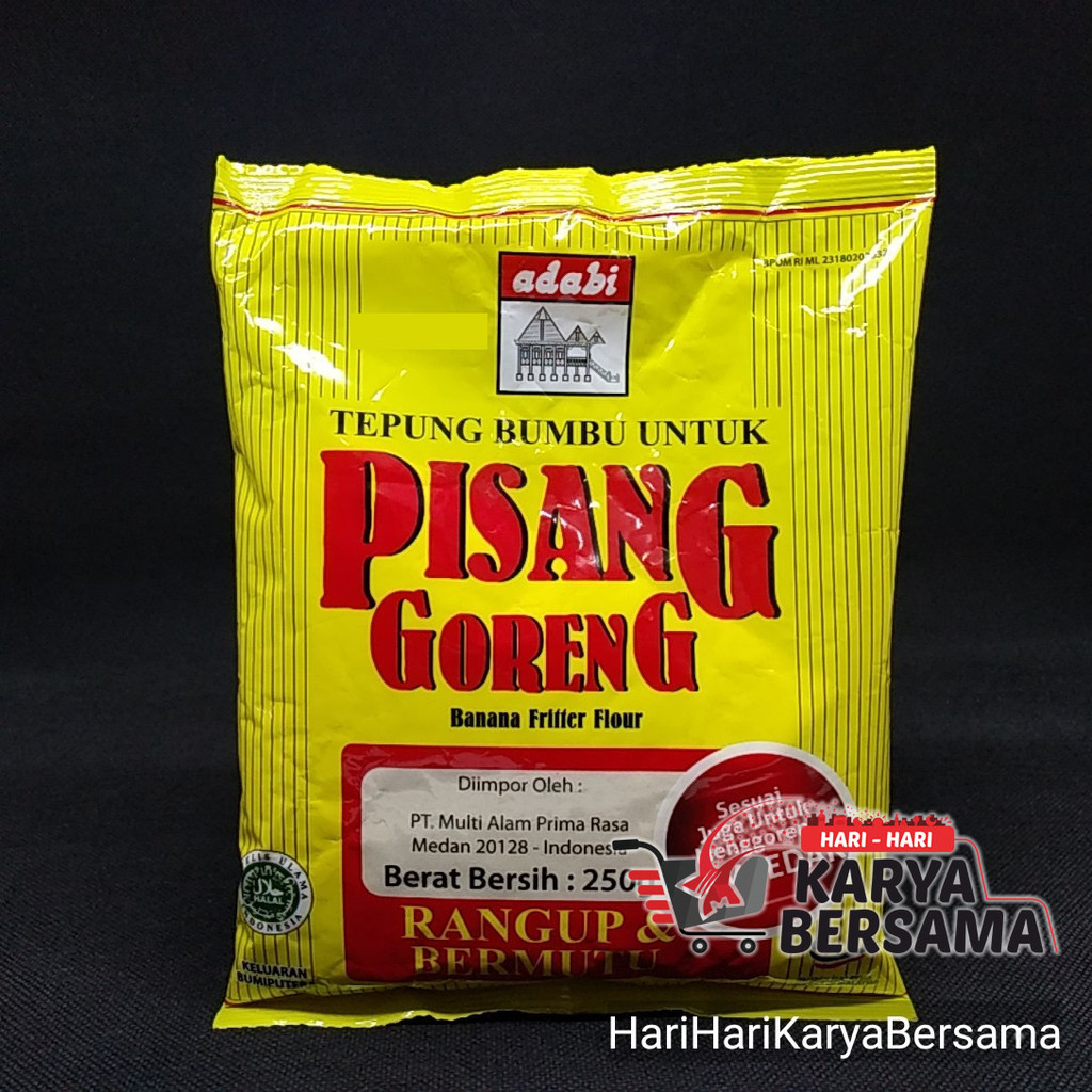 

ADABI TEPUNG PISANG GORENG 250GR