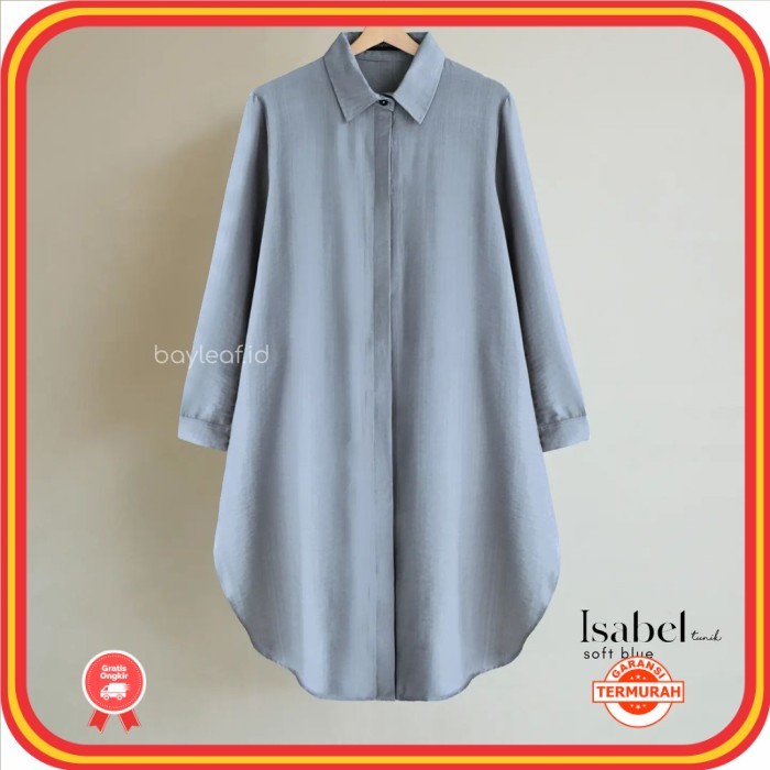 Tunik Cantik Baru Murah Wanita Baju Lebaran Kekinian /Baju tunik polos wanita/atasan tunik putih jum