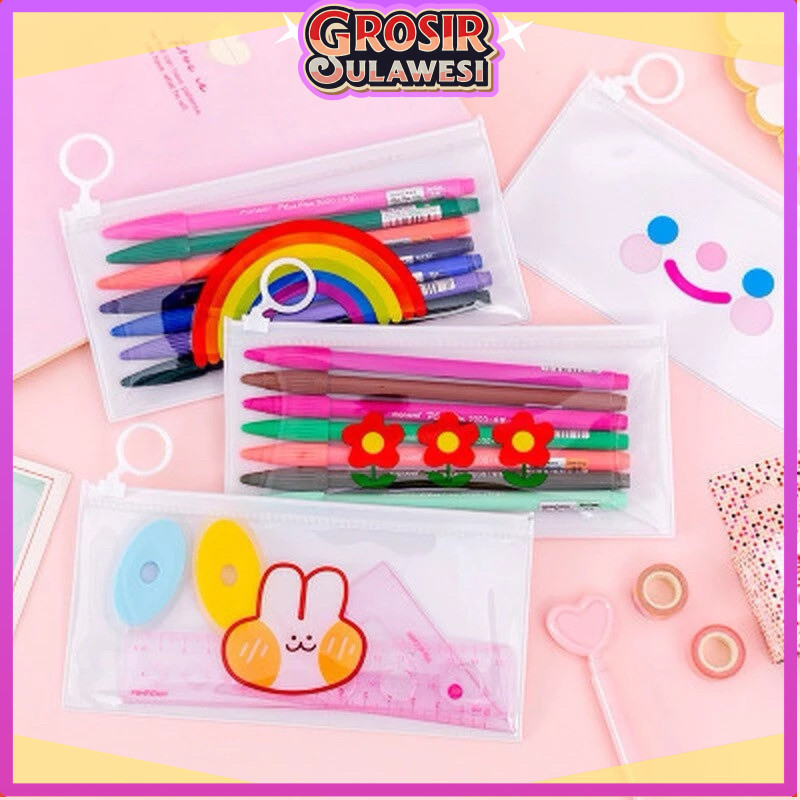 

COD Makassar Pouch Mini / Tempat Pensil Lucu / Tempat Pensil Zipper