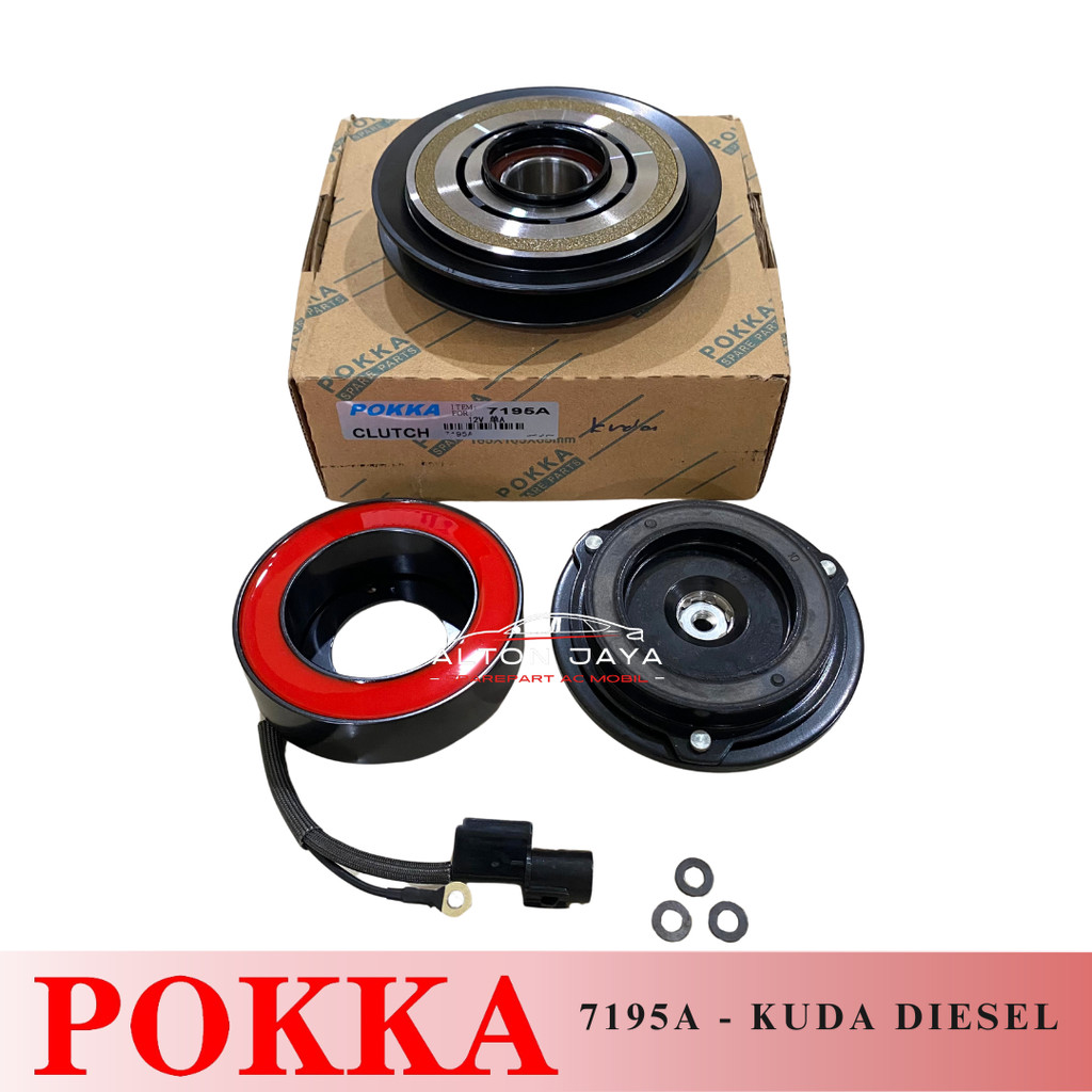 MAGNET CLUTCH AC MOBIL MITSUBISHI KUDA BENSIN KUDA DIESEL POKKA 7195A