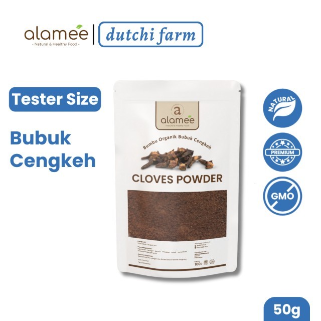 

ALAMEE Cengkeh Bubuk Clove Powder Ground Spice Murni Asli Tanpa Campuran Bumbu Organik Dutchi Farm