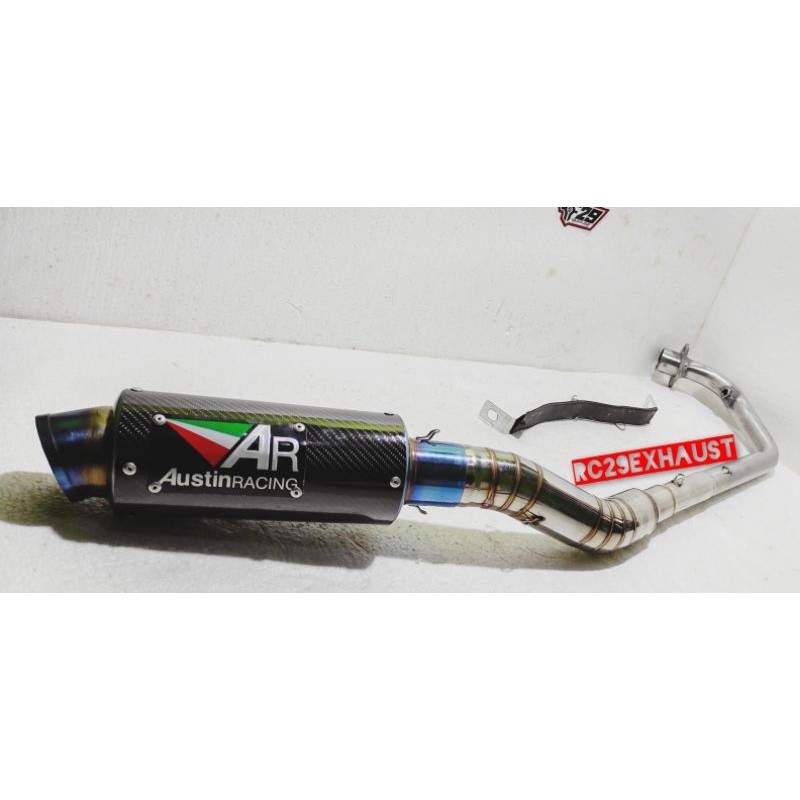 knlpot racing AUSTIN RACING AR sonic vixion fu cb cbr tiger thander mx mx king R15 verza byson
