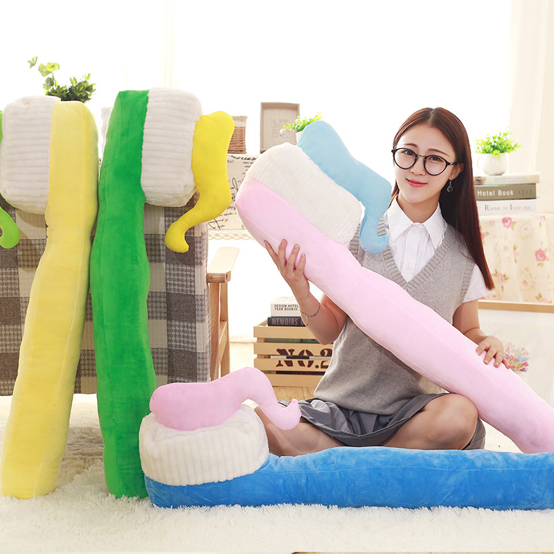 

90CM New Toothbrush Plush Toys Cloth Pillow Baby Sleep Cushion Christmas Present For Children Kids