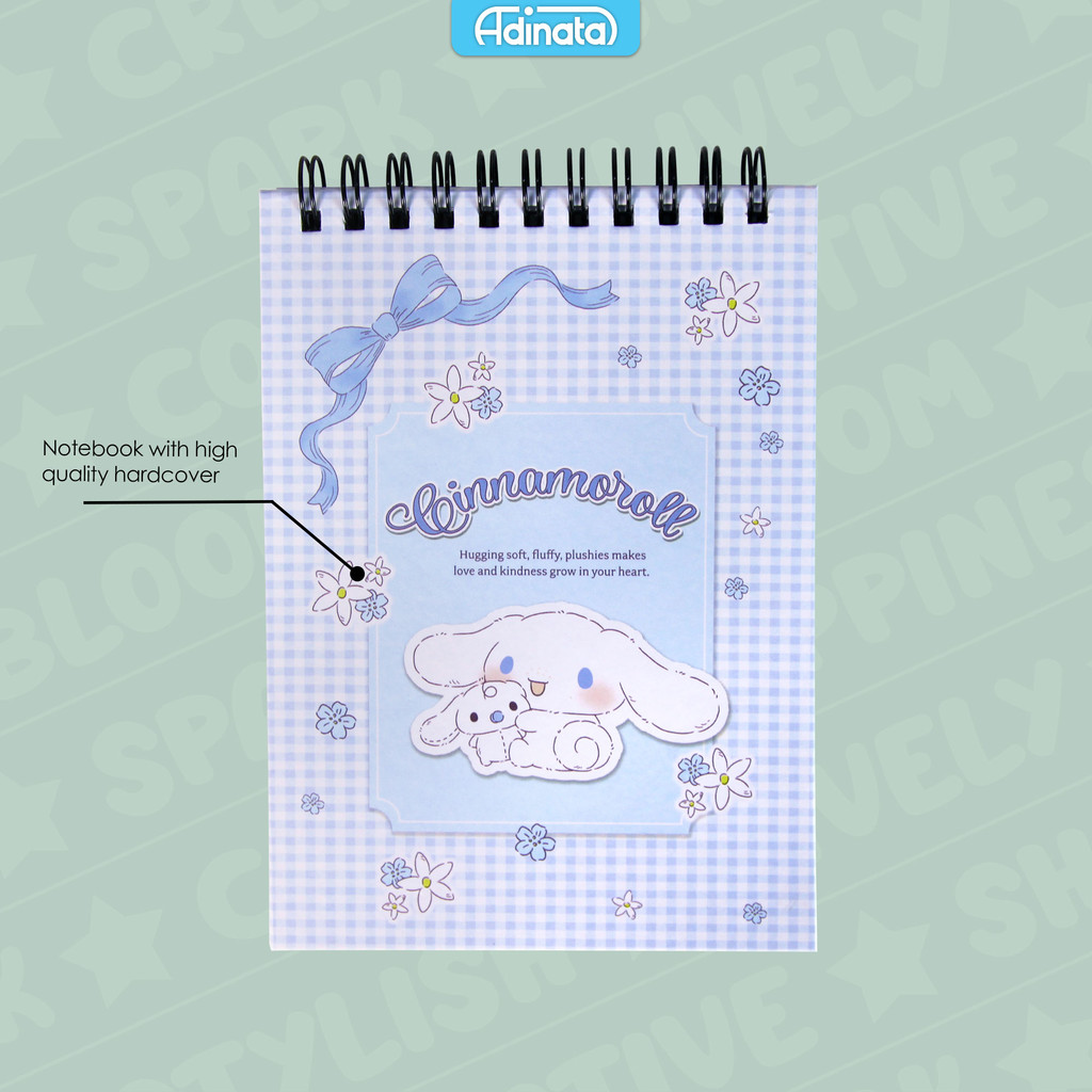 

Cinnamoroll A6 Memo Spiral Notebook 2517-4303 - Adinata / Buku Catatan / Memo