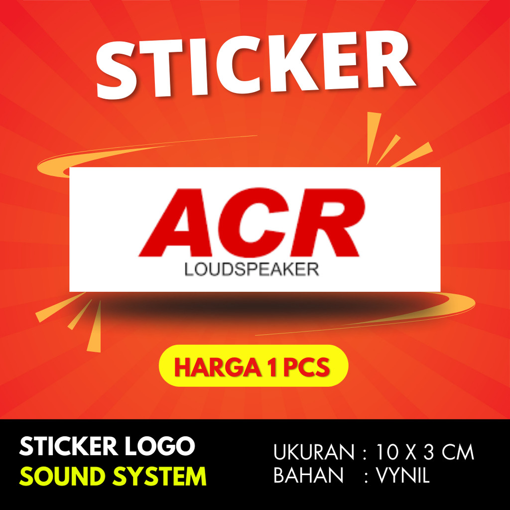 

Sticker ACR BAHAN VYNIL ANTI AIR PREMIUM