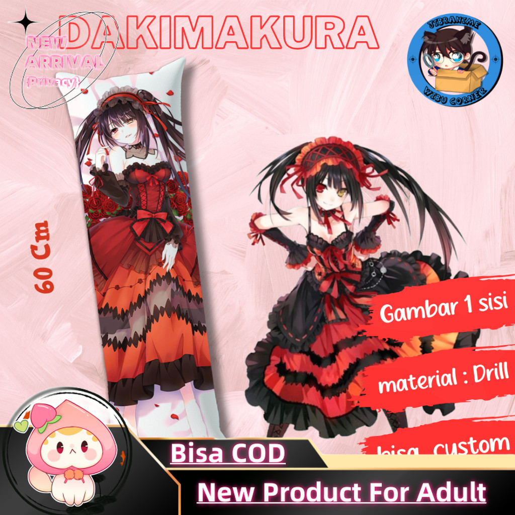 BJ006 dakimakura / guling anime Date A live kurumi