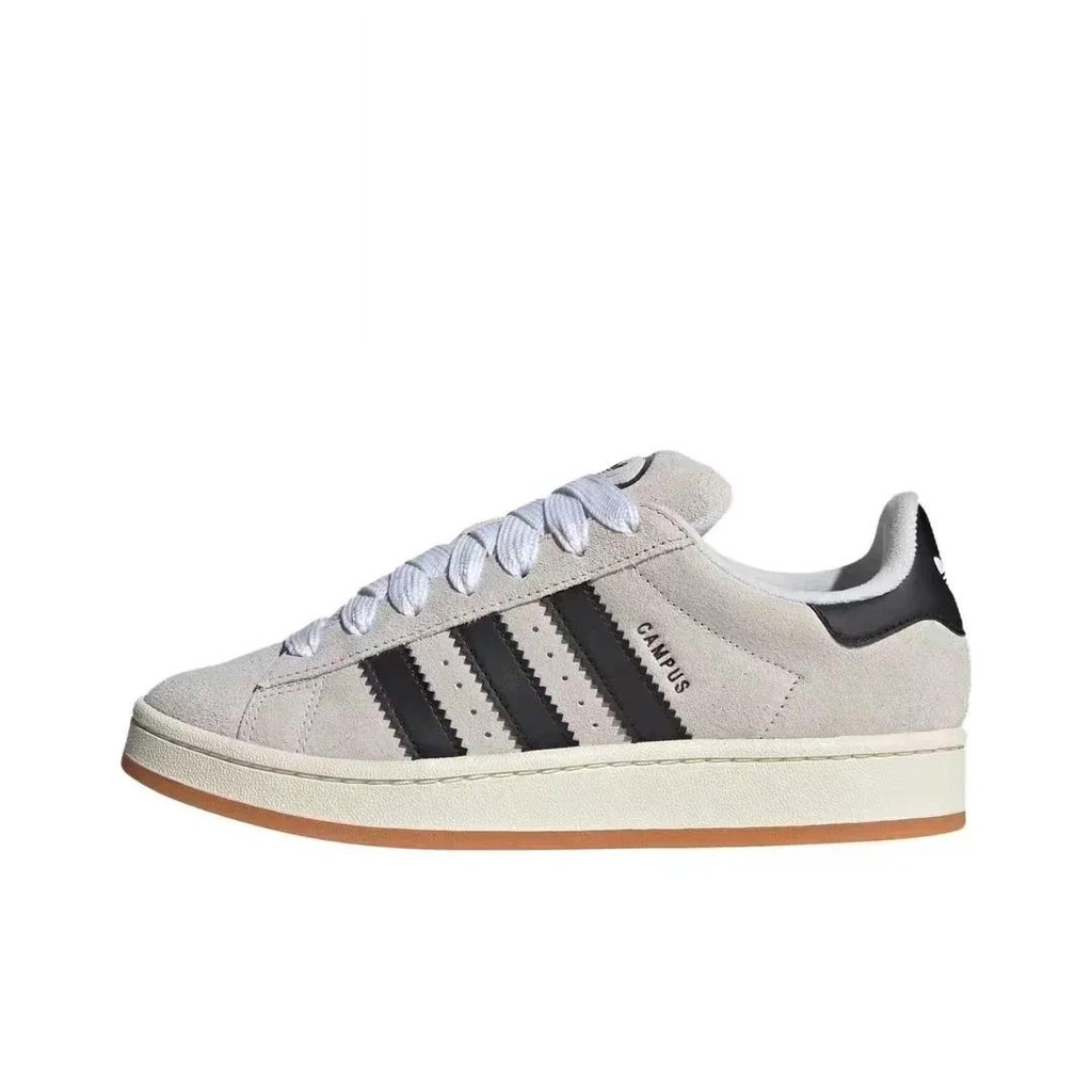 Adidas Campus 00s Crystal White Core Black (Women's) GY0042 Casual Low Top Board Shoes for Women Men