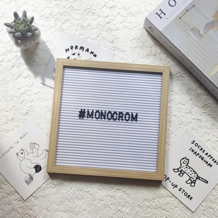 

Papan Nama Bayi/Papan Huruf Letter Board/Sudah Termasuk Huruf - CREM-PUTIH