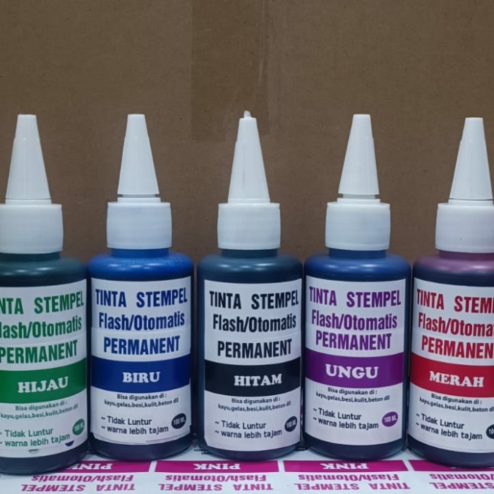 

TINTA STEMPEL FLASH OTOMATIS PERMANENT - Hijau