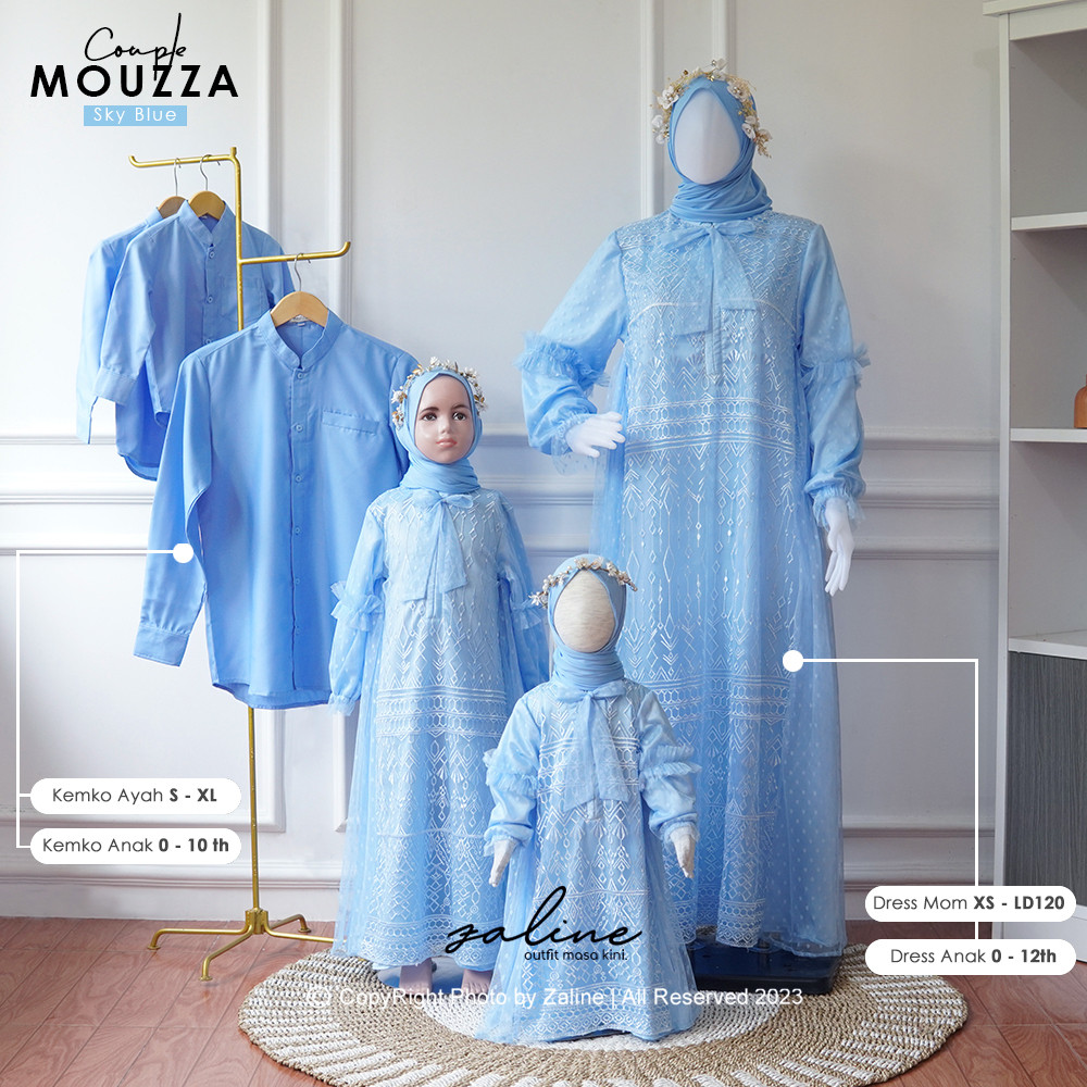 Baju Couple Keluarga Lebaran Sarimbit Keluarga Lebaran 2025 |Baju Seragam Pernikahan Brukat Premium 