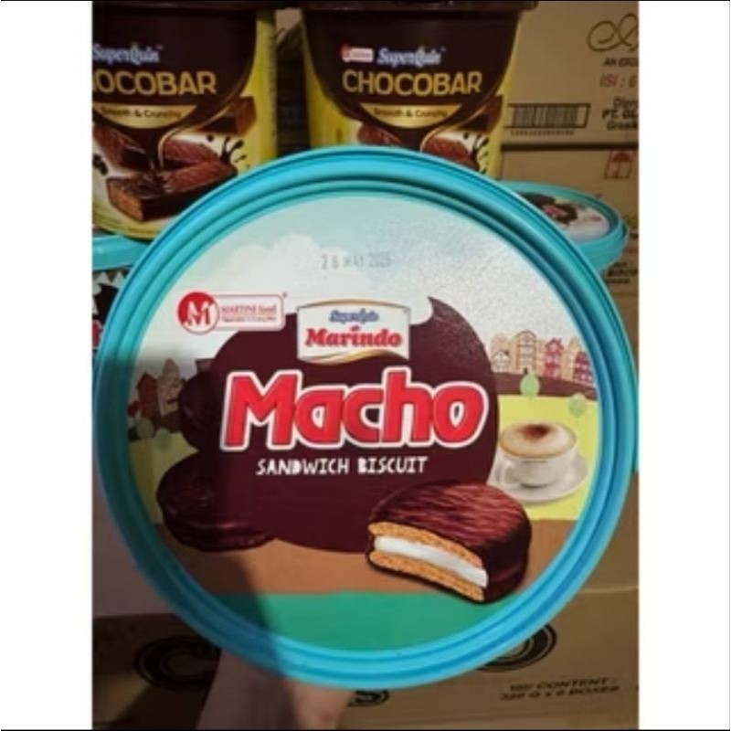 

Marindo choco bar / Macho jar 320 gram 1 karton isi 6