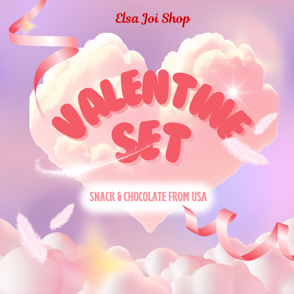 

ELSAJOISHOP - Special Valentine Snack Chocolate and Candy SET From USA