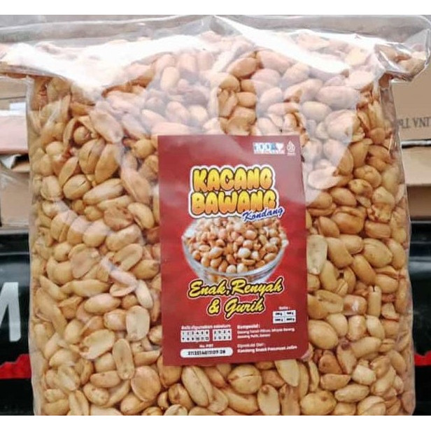 

Kacang Bawang RENYAH Top star Pecel kondang 2.5kg