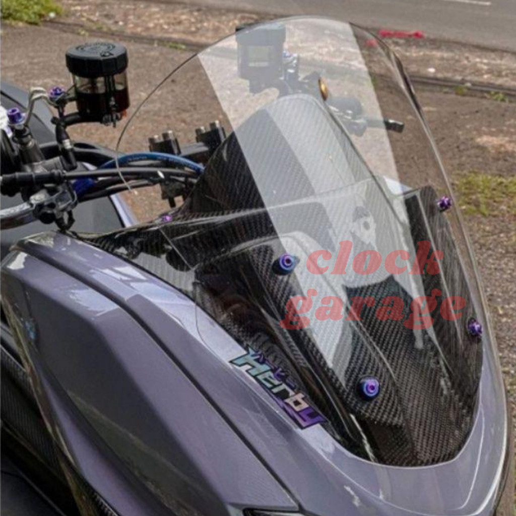 Visor Windshield panjang Bening New Nmax 2020 Visor Windshield Nmax OLD 2015