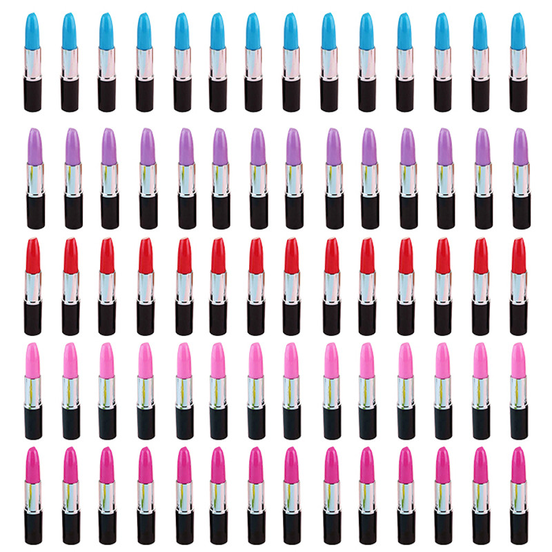 

50pcs Lipstick BallPoint Pen Creative Beautiful Ball-Point Pen Lipstick Sign Pen for Home Store School