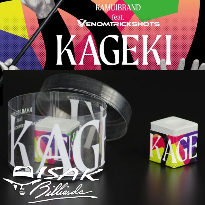 

Kamui KAGEKI Chalk - Japan Billiard Chalks Venom Trickshot Biliar Ori
