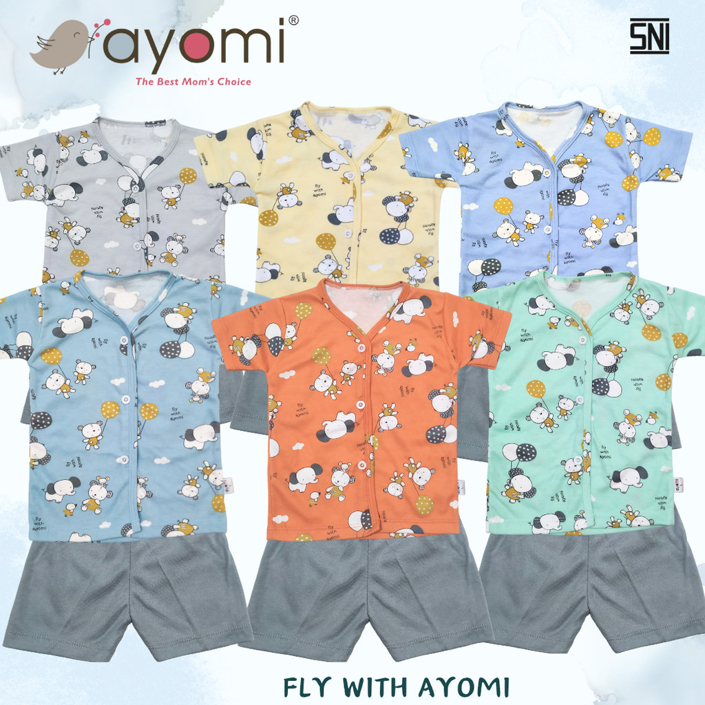 AYOMI Fly With Ayomi Setelan Pendek Anak