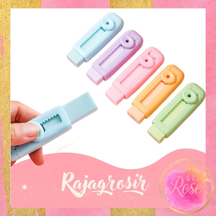 

ℛ - S5998 Penghapus Mekanik / Hapusan Mekanik Warna Lucu Tidak Meninggalkan Serpihan / Sliding Eraser / Push Eraser / Eraser